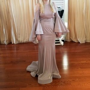 Blush prom dress